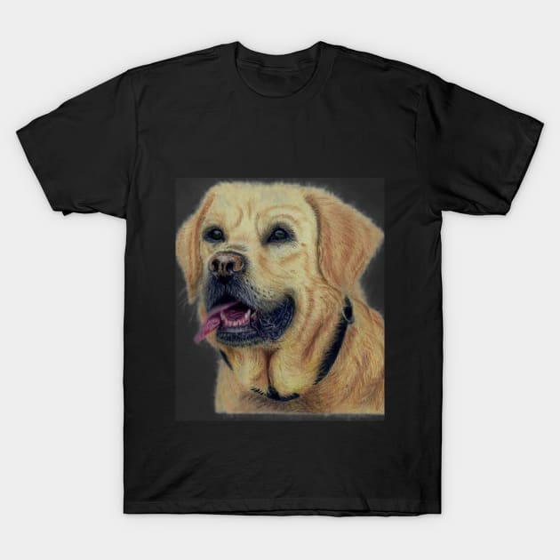 Labrador Dog T-Shirt by Pencil Pusher